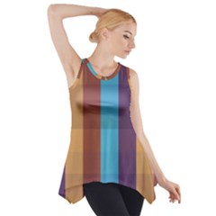 Background Desktop Squares Side Drop Tank Tunic