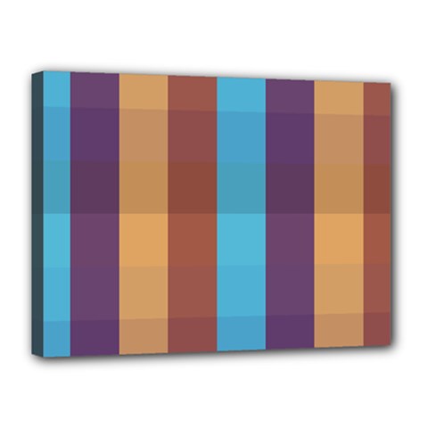 Background Desktop Squares Canvas 16  X 12  by Sapixe