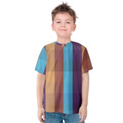 Background Desktop Squares Kids  Cotton Tee