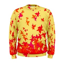 Leaves Autumn Maple Drop Listopad Men s Sweatshirt by Sapixe