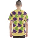 Grapes Background Sheet Leaves Men s Sports Mesh Tee View2