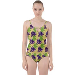 Grapes Background Sheet Leaves Cut Out Top Tankini Set