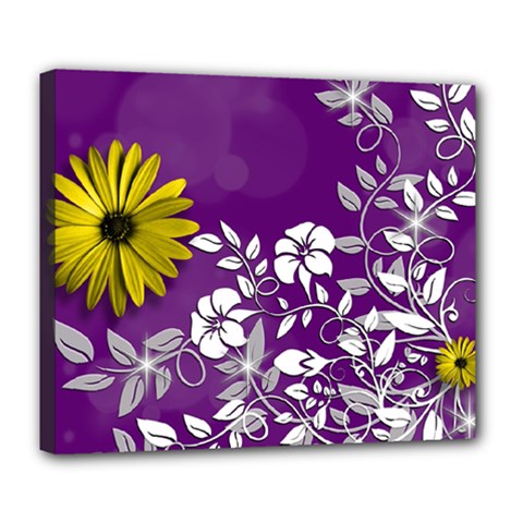 Background Bokeh Ornament Card Deluxe Canvas 24  X 20  