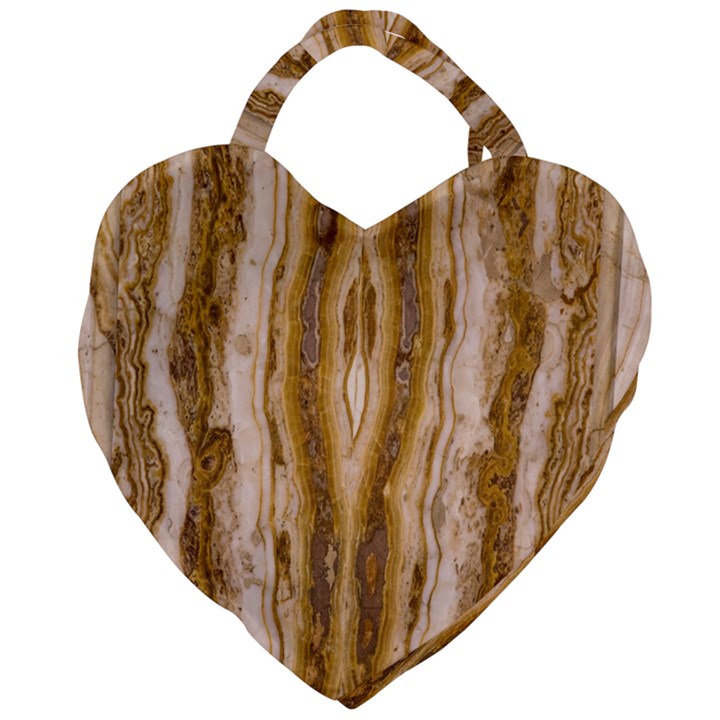 Marble Wall Surface Pattern Giant Heart Shaped Tote