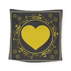 Background Heart Romantic Love Square Tapestry (small)