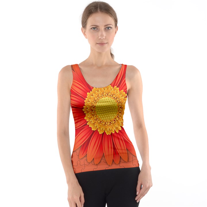 Flower Plant Petal Summer Color Tank Top