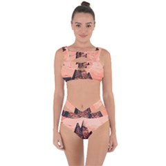 Pyramid Egypt Monumental Bandaged Up Bikini Set 