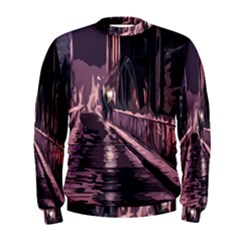Texture Abstract Background City Men s Sweatshirt by Sapixe