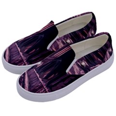 Texture Abstract Background City Kids  Canvas Slip Ons by Sapixe