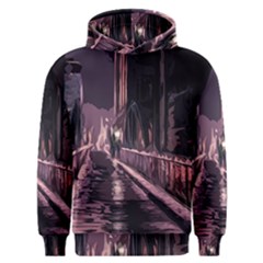 Texture Abstract Background City Men s Overhead Hoodie by Sapixe