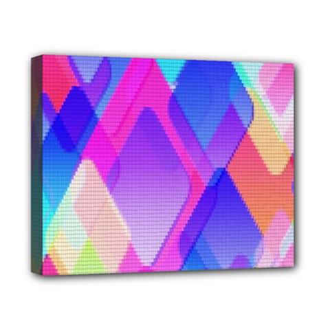 Squares Color Squares Background Canvas 10  X 8 