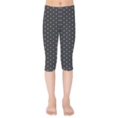 Geometric Pattern Dark Kids  Capri Leggings  by jumpercat