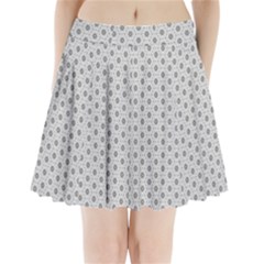 Geometric Pattern Light Pleated Mini Skirt