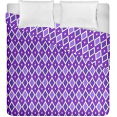 Jess Violet Duvet Cover Double Side (king Size) by jumpercat