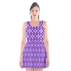 Jess Violet Scoop Neck Skater Dress by jumpercat