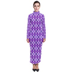 Jess Violet Turtleneck Maxi Dress by jumpercat