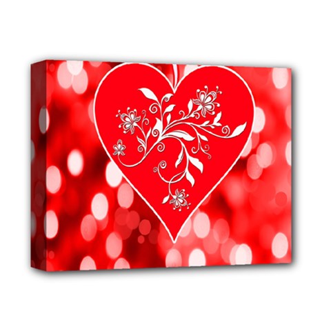 Love Romantic Greeting Celebration Deluxe Canvas 14  x 11 