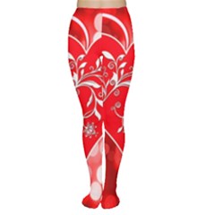 Love Romantic Greeting Celebration Women s Tights by Sapixe