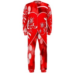 Love Romantic Greeting Celebration Onepiece Jumpsuit (men)  by Sapixe