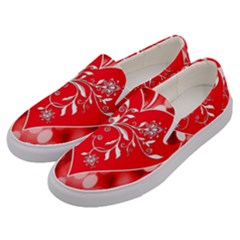 Love Romantic Greeting Celebration Men s Canvas Slip Ons