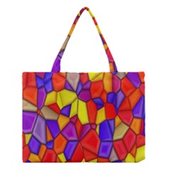Mosaic Tiles Pattern Texture Medium Tote Bag