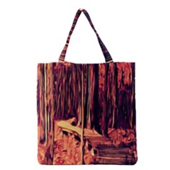 Forest Autumn Trees Trail Road Grocery Tote Bag