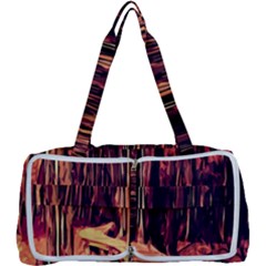 Forest Autumn Trees Trail Road Multi Function Bag	