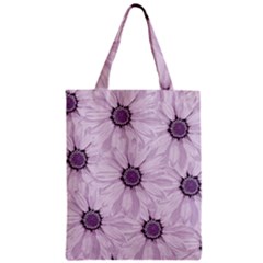 Background Desktop Flowers Lilac Zipper Classic Tote Bag by Sapixe