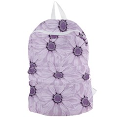 Background Desktop Flowers Lilac Foldable Lightweight Backpack