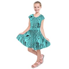 Design Backdrop Abstract Wallpaper Kids  Short Sleeve Dress