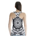 Abstract Pattern Fractal Racer Back Sports Top View2