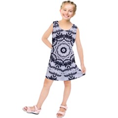 Abstract Pattern Fractal Kids  Tunic Dress