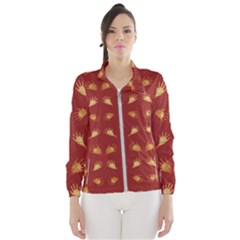 Primitive Art Hands Motif Pattern Windbreaker (Women)