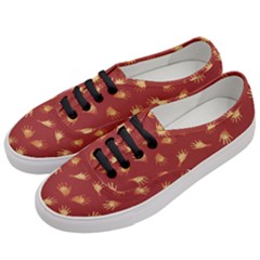 Primitive Art Hands Motif Pattern Women s Classic Low Top Sneakers