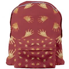 Primitive Art Hands Motif Pattern Giant Full Print Backpack