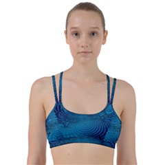 Background Brush Particles Wave Line Them Up Sports Bra by Sapixe