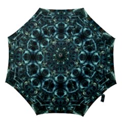Abstract Fractal Magical Hook Handle Umbrellas (medium)