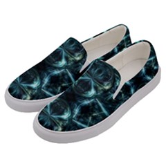 Abstract Fractal Magical Men s Canvas Slip Ons