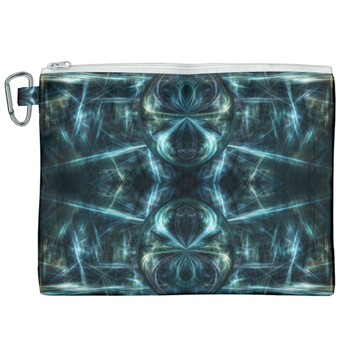 Abstract Fractal Magical Canvas Cosmetic Bag (XXL)