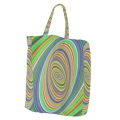 Ellipse Background Elliptical Giant Grocery Zipper Tote by Sapixe