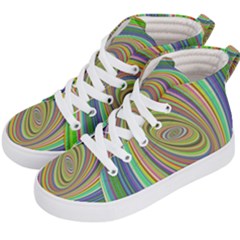 Ellipse Background Elliptical Kid s Hi-top Skate Sneakers