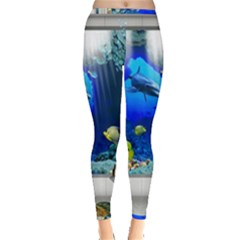 Dolphin Art Creation Natural Water Inside Out Leggings