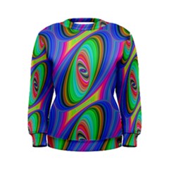 Ellipse Pattern Elliptical Fractal Women s Sweatshirt