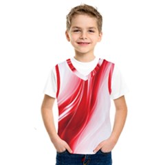 Flame Red Fractal Energy Fiery Kids  Sportswear by Sapixe