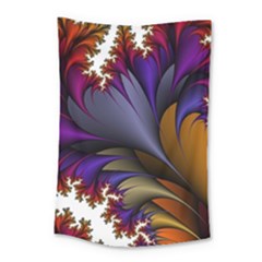 Flora Entwine Fractals Flowers Small Tapestry