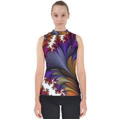 Flora Entwine Fractals Flowers Shell Top