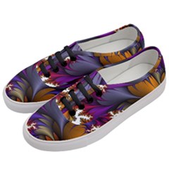 Flora Entwine Fractals Flowers Women s Classic Low Top Sneakers