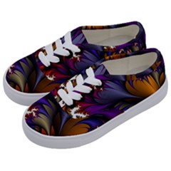 Flora Entwine Fractals Flowers Kids  Classic Low Top Sneakers