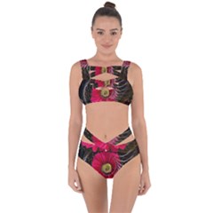 Fantasy Flower Fractal Blossom Bandaged Up Bikini Set  by Sapixe