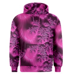 Fractal Artwork Pink Purple Elegant Men s Pullover Hoodie by Sapixe
